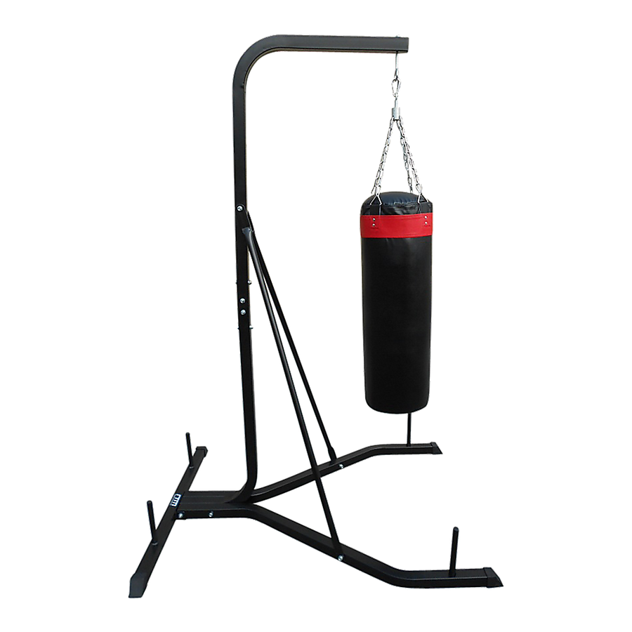Heavy-duty freestanding 37kg punching bag filled for boxing and martial arts training, suitable for home gym workouts.