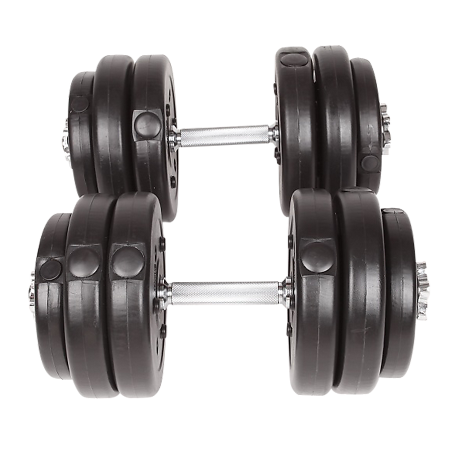 Adjustable 30kg dumbbell set by Online Fitness Depot with weight plates and handle for home gym strength training.