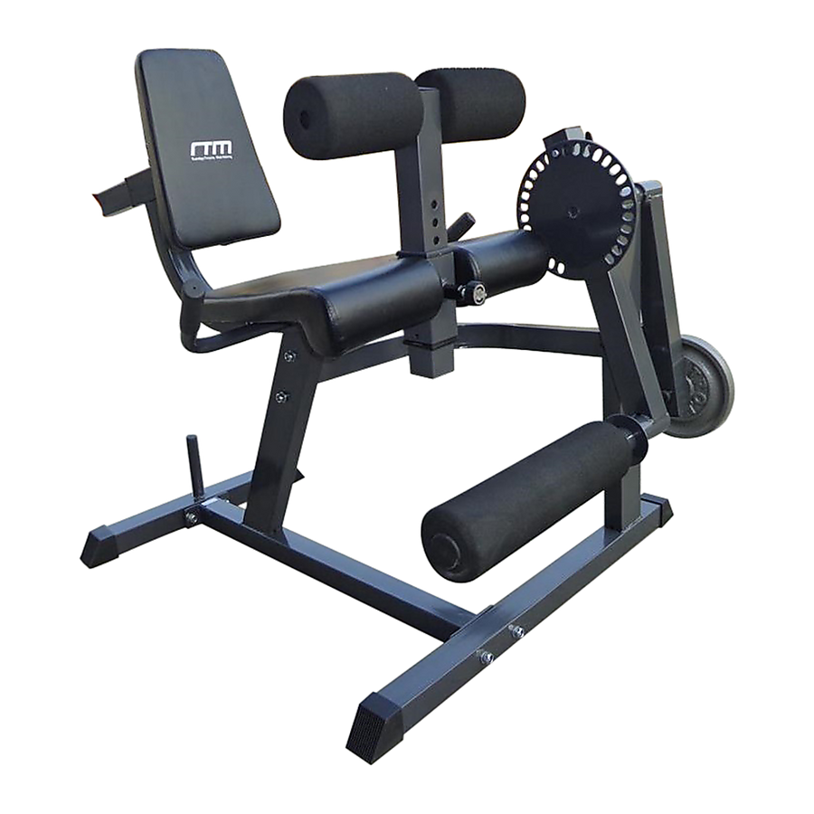 Adjustable leg extension curl machine from Online Fitness Depot, featuring padded seat and leg pads for quad and hamstring workouts.
