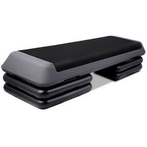 Everfit 3-level aerobic stepper with non-slip surface, 110cm fitness step for home gym workouts, online fitness depot brand