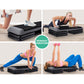 Everfit 3 level aerobic exercise stepper with 110cm platform for gym and home fitness, featuring adjustable height for versatile workouts.