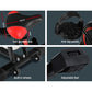 Black Everfit spin bike with large flywheel for home gym cycling, suitable for up to 120kg fitness workouts.