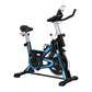 Black Everfit spin bike with 13kg flywheel, digital display, adjustable seat, and sturdy frame for home gym fitness workouts.