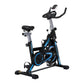 Black Everfit Spin Bike with 13kg flywheel, digital display, adjustable seat, and 150kg weight capacity for indoor cycling workouts.