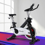 15kg flywheel spin bike by Online Fitness Depot with adjustable seat and handles, ideal for home gym cardio workouts