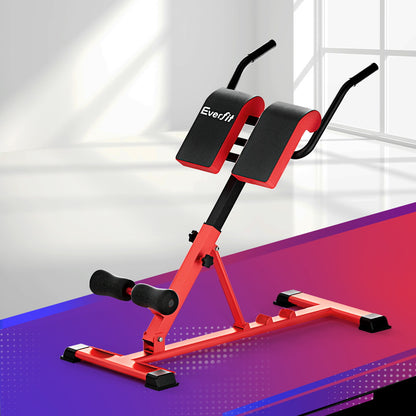 Adjustable Everfit weight bench with Roman chair, suitable for home gym workouts, supporting up to 200kg, by Online Fitness Depot.