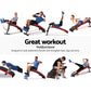 Foldable Everfit weight bench and sit-up bench for home gym workouts, featuring adjustable backrest and sturdy frame.