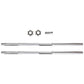Everfit 168cm barbell bar with weight plates for strength training, shown with dumbbells and rowing equipment.