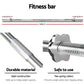 Everfit 48kg barbell set with weight plates and 168cm bar, suitable for lifting and strength training in a gym or home workout.