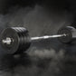 Everfit 88kg barbell set with weight plates and bench, suitable for weightlifting and gym workouts, from Online Fitness Depot.