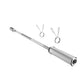 Olympic-style Everfit barbell weightlifting bar with textured grips and weight markings for gym and fitness training.