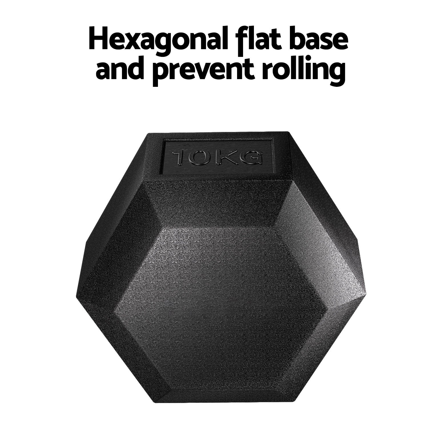 Everfit 20kg hex dumbbells set with two 10kg weights, suitable for gym workouts and strength training in a fitness gym.