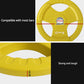 Yellow 20kg Everfit Olympic weight plates for dumbbell and barbell, suitable for home gym weight lifting exercises.
