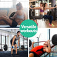 Everfit 70kg barbell weight plates in black, designed for home gym fitness and free weight exercises.