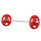 Everfit 36kg dumbbell and barbell set with red weight plates, 120cm bar, suitable for home gym weight lifting and strength training