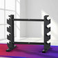 Online Fitness Depot Everfit dumbbells rack holding free weights and kettlebells, home gym storage with 200kg capacity