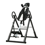 Everfit inversion table in grey for back stretching and gravity exercise, designed for home gym fitness routines.