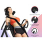 Everfit inversion table in grey for back stretching and gravity exercise, designed for home gym fitness and spinal relief.