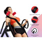 Everfit inversion table in black for back stretching and gravity exercises, ideal for home gym fitness routines.