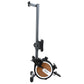 Everfit 16-level magnetic rowing machine with walnut finish, digital display, and app connectivity for home gym workouts.