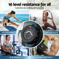 Everfit 16-level magnetic rowing machine with walnut finish, digital display, and app connectivity for home fitness workout.