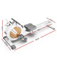 White Everfit magnetic rowing machine with digital display, quiet operation, ideal for home exercise and fitness.