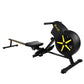 Black Everfit rowing machine from Online Fitness Depot, designed for home gym cardio workouts and full-body exercise.