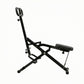 Everfit Foldable Squat Machine Deep Squat Rowing Machine 5 Adjustable Seat Home Gym