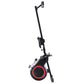Black Everfit rowing machine with 16 adjustable magnetic resistance levels, foldable design for home gym cardio workouts.