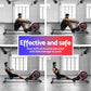 Black Everfit foldable magnetic rowing machine with 16 resistance levels for cardio workout, designed for home gym exercise.