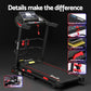Electric treadmill by Online Fitness Depot with sit-up bar, 450mm belt width, designed for home gym and fitness exercises.