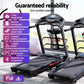 Online Fitness Depot Everfit electric treadmill with 480mm running belt, home gym fitness machine, and built-in massager.