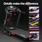 Electric treadmill by Online Fitness Depot with massager, 480mm running belt, for home gym fitness and exercise workouts.