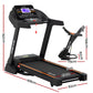 Everfit electric treadmill with auto incline, home gym fitness machine, 490mm belt, in a workout setting