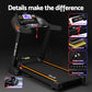 Everfit electric treadmill with auto incline for home gym exercise, featuring a 490mm running area and digital controls.