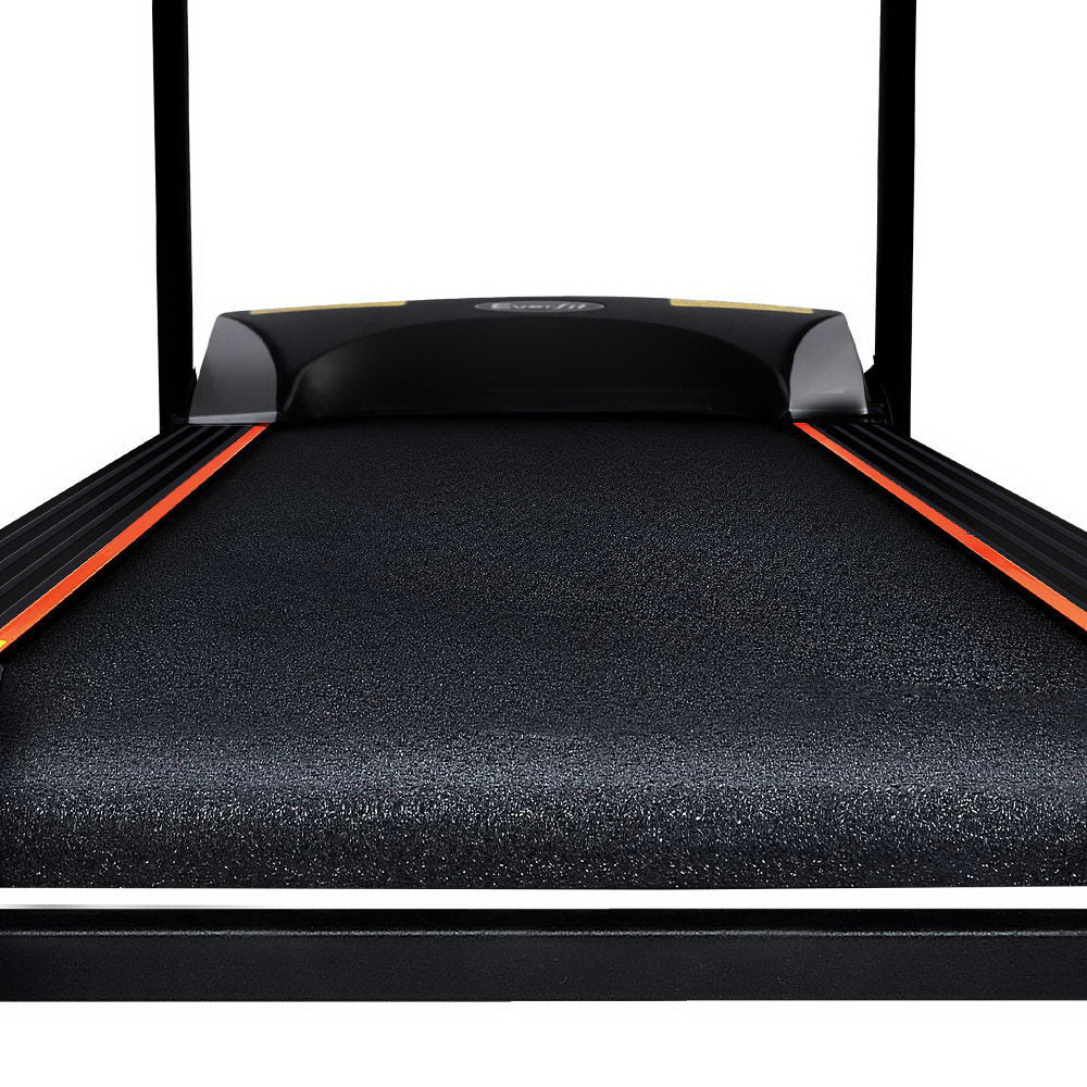 Everfit electric treadmill with auto incline, 480mm belt, for home gym fitness, by Online Fitness Depot
