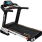 Everfit electric treadmill with auto incline, 480mm width, for home gym and fitness exercise, featuring a sturdy spring mechanism.