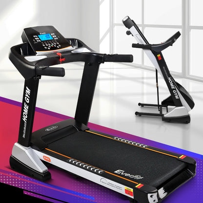 Everfit electric treadmill with auto incline, 480mm belt, suitable for home gym and fitness exercises, by Online Fitness Depot