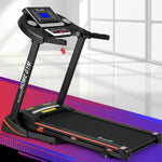 Everfit electric treadmill for home gym, hydraulic exercise machine with 420mm running belt and digital display from Online Fitness Depot.