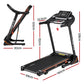 Everfit electric treadmill for home gym, hydraulic exercise machine with 420mm running deck, ideal for fitness and cardio workouts