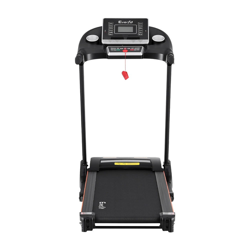 Everfit electric treadmill for home gym workouts with hydraulic resistance, 420mm width, by Online Fitness Depot.