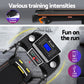 Electric Everfit treadmill for home gym, black with digital display and hydraulic system, 420mm running belt, Online Fitness Depot.