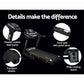 Electric Everfit treadmill for home gym, hydraulic exercise machine with 420mm width, suitable for fitness and cardio workouts.