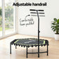 Everfit 48inch Hexagon Fitness Trampoline Rebounder Adjustable Handrail Green