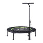 Everfit 40-inch foldable fitness trampoline with handrail for home gym exercise, rebounder for cardio workouts and fitness training