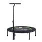 Everfit 40-inch foldable fitness trampoline with handrail, suitable for home gym workouts and rebound training.