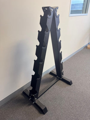 Curve Fitness 6 Tier A-Frame Dumbbell Rack