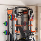 SmartFit M1 Ultra multi-functional gym machine with leg press and chest fly, 130kg pin-loaded weight, for home fitness training.