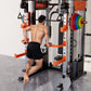 SmartFit M1 Ultra Smith Machine for leg press and chest fly, home gym weightlifting equipment with 130kg pin-loaded weight system.