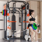 SmartFit M1 Ultra multi-functional Smith machine with leg press and chest fly attachments for home gym workouts.